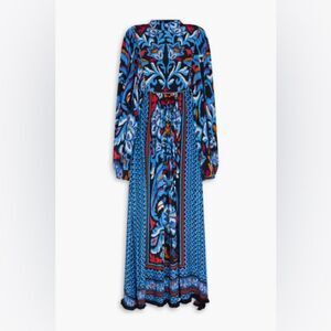 Farm Rio Toucans Scarf Print Maxi Dress - Size Medium